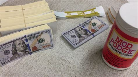 cloth made fake money